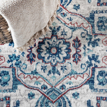 Edison modern Persian Vintage Medallion Area Rug